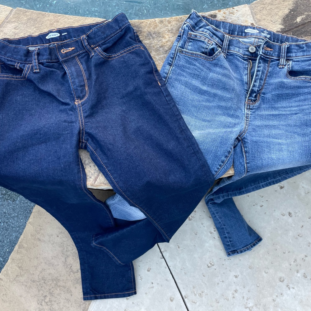 Lot of (2) Boys Size 14 Old Navy Jeans